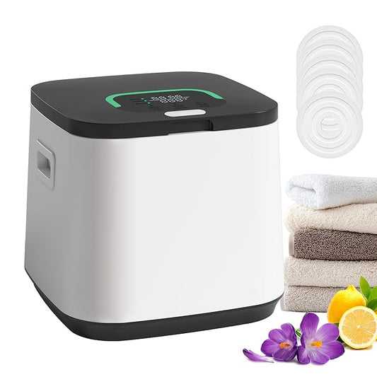 Towel Warmer 16L for Bathroom, Heated Towel Warmer Bucket with LED Display, 3 Heating Modes, 20/40/60 Min, Auto Shut Off, Child Lock, Fits One 40 x 70 Oversized Bath Towel, Black