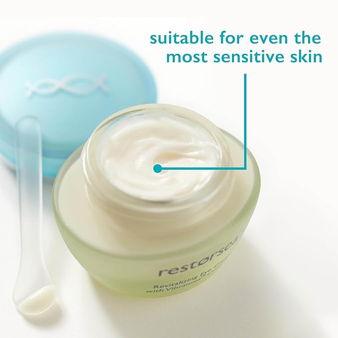 Restorsea Revitalizing Eye Cream – Reduces Dark Circles & Crow’s Feet – Anti-Aging Eye Treatment with Vibransea™ Complex, Hesperidin & Oat Extract – Ophthalmologist Tested, Clean, Hypoallergenic 0.5oz