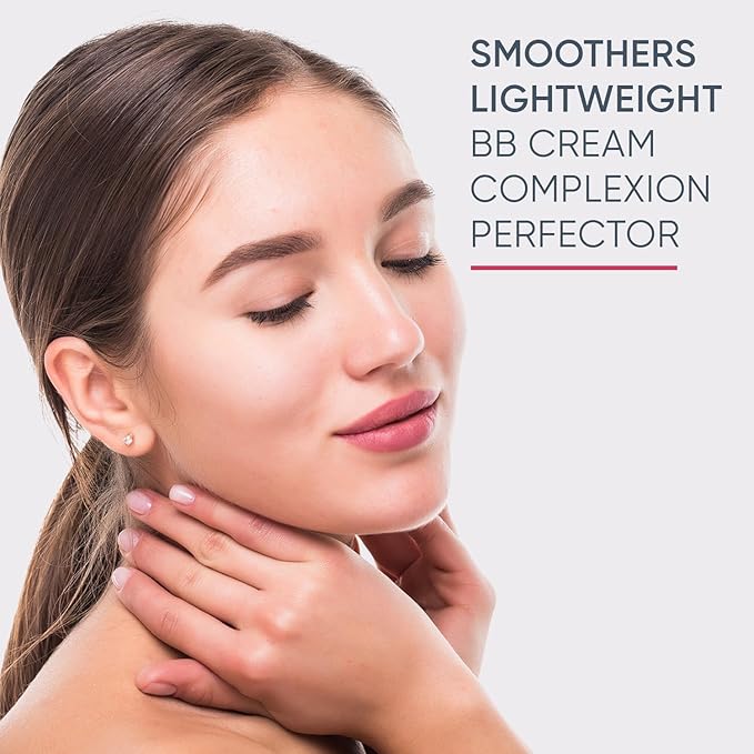 Martinni Lightweight BB Cream Complexion Perfector, 1.35 fl oz – Anti-Aging Tinted Moisturizer for Face – Reduces Fine Lines & Wrinkles, Radiant Natural Glow