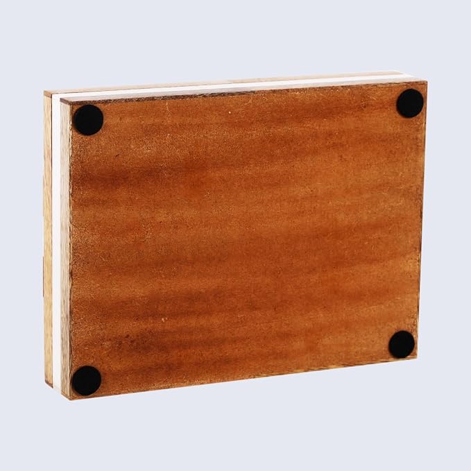 Handicrafts Home White Decorative Storage Box with Lid Wood Remote Control Box Coffee Table Storage Box Remote Holder for Living Room Decor – Resin Inlay Patisserie Delight Collection- 8x5x2