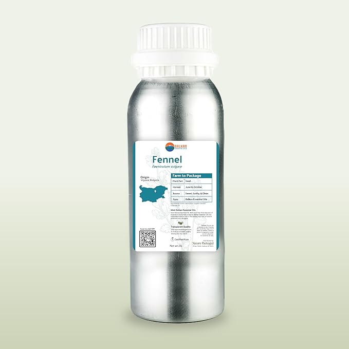 Fennel Essential Oil (Sweet Fennel) - Direct from Balkan Essential Oils - Pure Aromatherapy Diffuser Oils | 100% Pure Therapeutic Grade Natural Aceite de Hinojo 2lbs