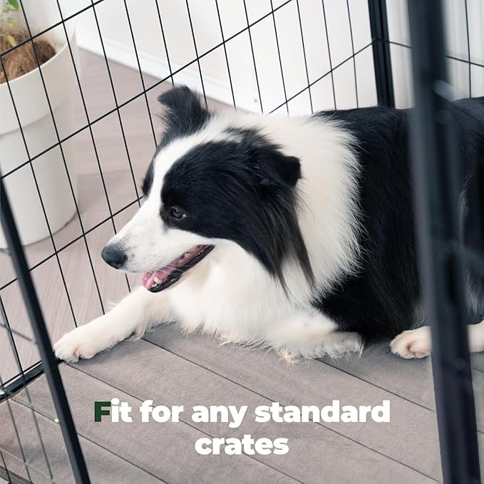 BALANCE Dog Crate Pad, Dog Foam Crate Mat Kennel Pad, Washable Water-Resistant Pet Bed Flat Dogs Cage Mat for Medium Dogs