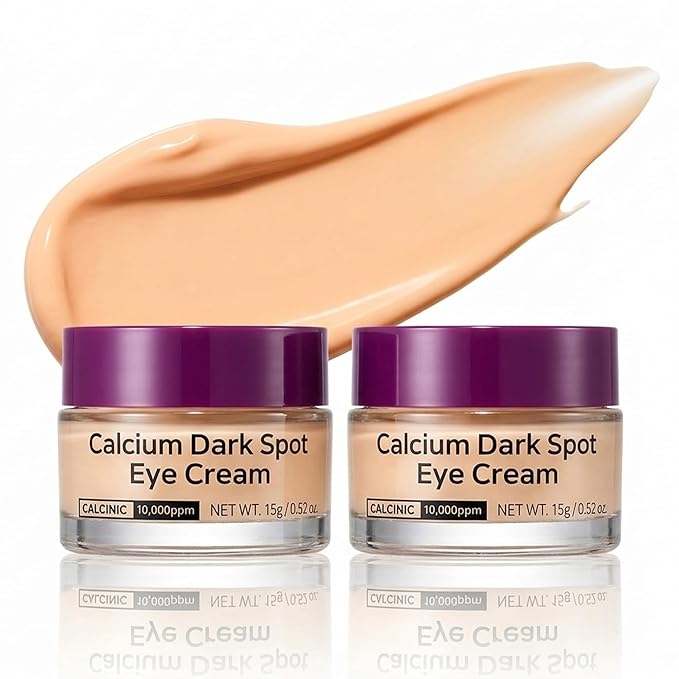 Calcium Dark Spot Eye Cream 2 Pack | Anti-Aging Eye Cream for Dark Circles, Sagging and Elasticity