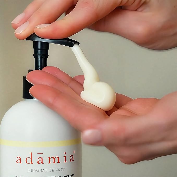 Adamia Therapeutic Repair Lotion with Macadamia Oil, For All Skin Types Even Sensitive Skin - Fragrance-Free, Paraben-Free, Non-GMO - 15 Fl Oz