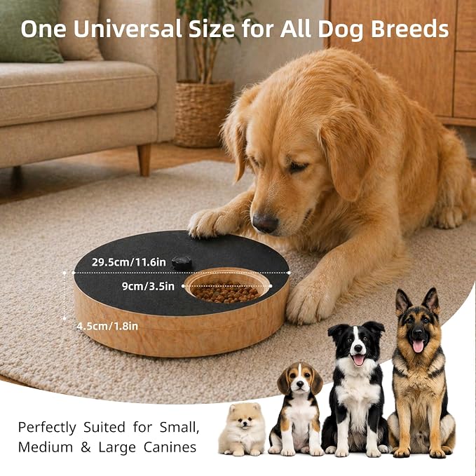 Dog Nail Scratch Board with Treat Box, Adjustable Rotating Dog Scratch Board with Treat Box for Stress-Free Grooming, Solid Wood Dog Nail Scratch Board with Treat Box for Various Breeds