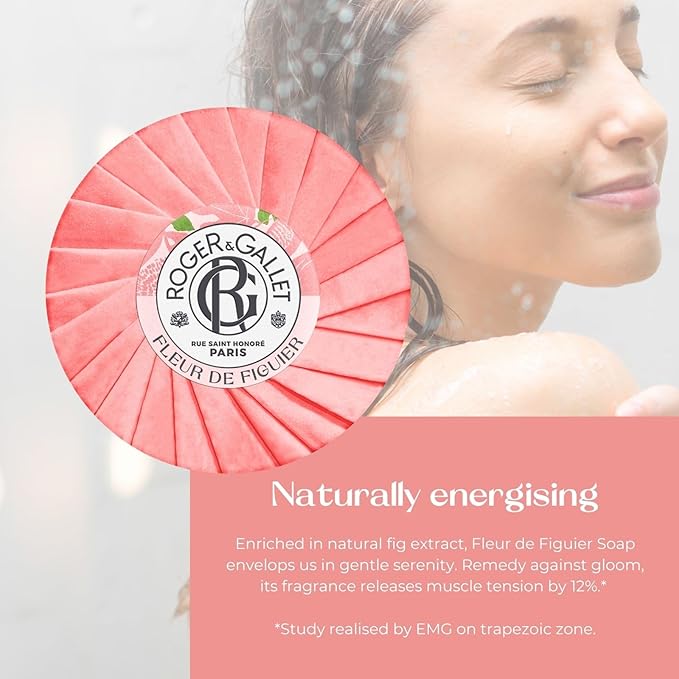 ROGER & GALLET Body Wash & Body Soap for Women | Fleur de Figuier - Fig Blossom 3.5 oz