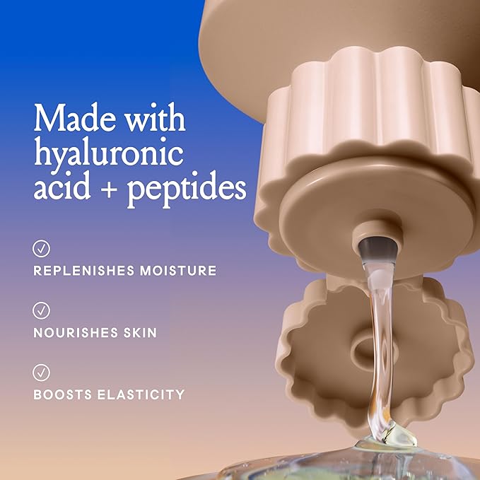 Billie Bounce, Hydrating Body Wash, Hyaluronic Acid + Peptides, Hydrating & Replenishing, 18Fl Oz