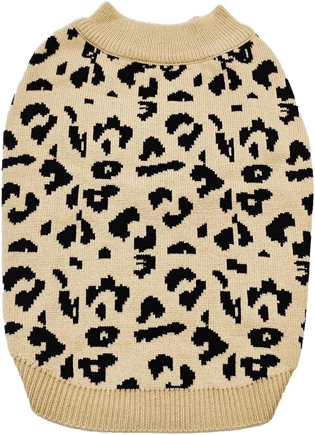 Everything Chic Luxury Dog Sweater – Soft Knit Designer Pet Outfit for Small Dogs & Puppies, XS–L, Stylish Warm Clothing for Yorkies, Chihuahuas, Dachshunds, Maltese, French Bulldog