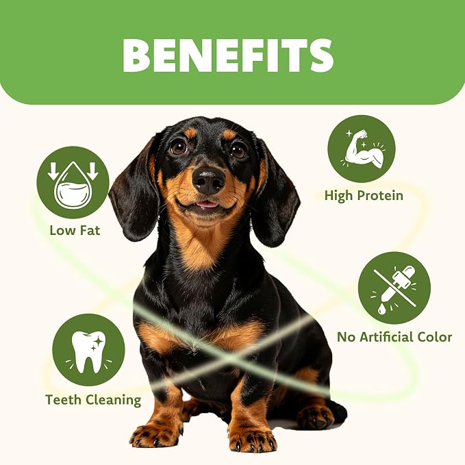 MON2SUN Dog Treats, 4–4.5 Inch Chicken Wrapped Triangle Rawhide Sticks | 18.34 oz, 40 Count, High Protein, Easy-to-Hold Design, For Puppies & Small Dogs, Daily Rewards