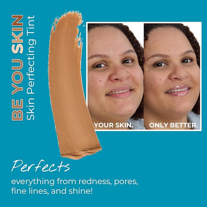 RICH - BE YOU SKIN Perfecting Tint with Hydrating Benefits - The Original Skin Perfector from the Creator of per-fekt - Lightweight, Natural Finish veryday Use. Enhance Skin Tone.