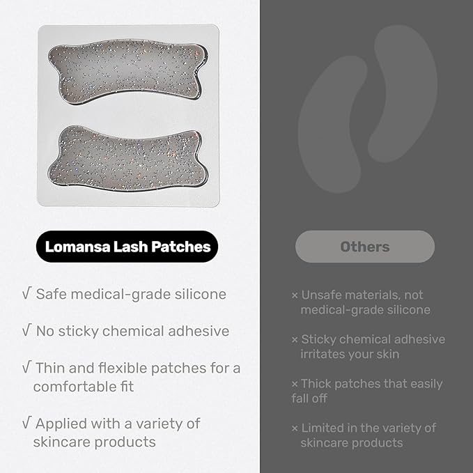 Korean Lash Lift Silicone Reusable Eye Patches Super Sticky Under Eye Patches Lash Lift Cover Eyelash Extension for Salon