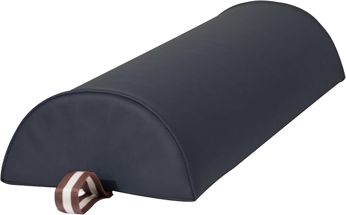 Master Massage 6"x26" Large Half Round Bolster Pillow – Royal Blue, Semi-Round Cushion for Massage Tables, Yoga, and Physical Therapy