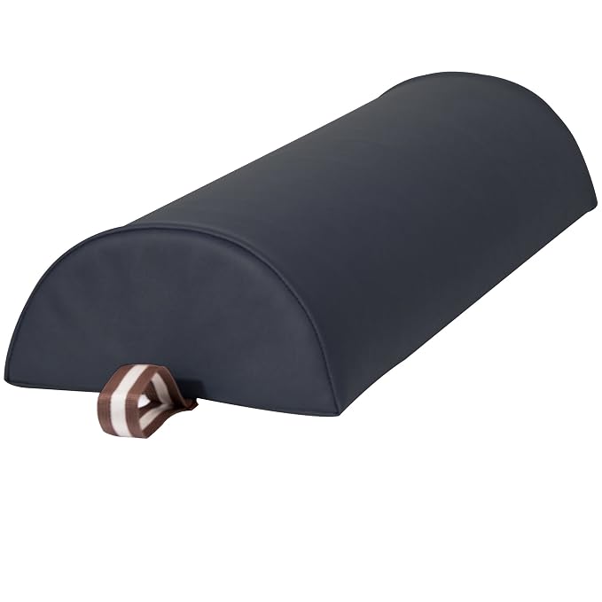 Master Massage 6"x26" Large Half Round Bolster Pillow – Royal Blue, Semi-Round Cushion for Massage Tables, Yoga, and Physical Therapy