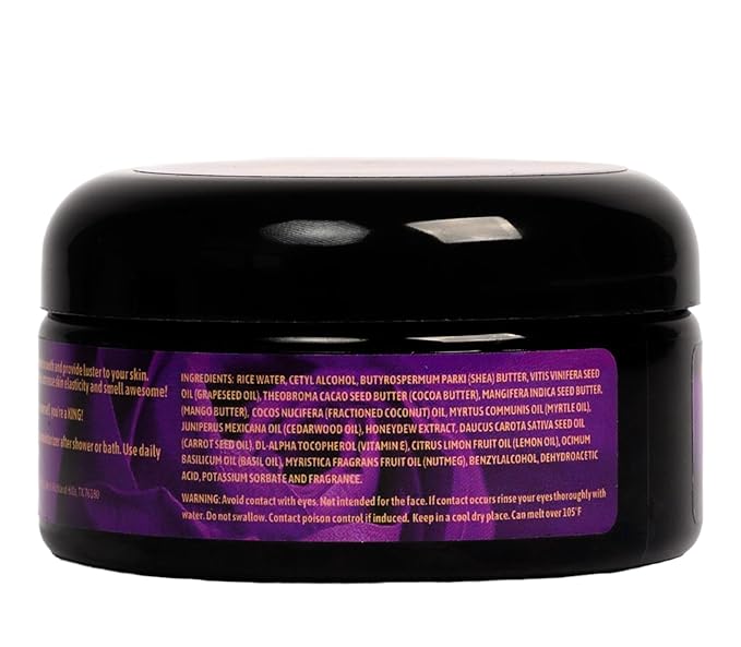 Dare To Roll, Royal Skincare Kings Premium Body Butter for Men - Hydrating Skincare for Men with Dry Skin, Uneven Skin Tone, Reducing Wrinkles, Restoring Skin Appearance, 8 oz, 12 oz (8 oz)