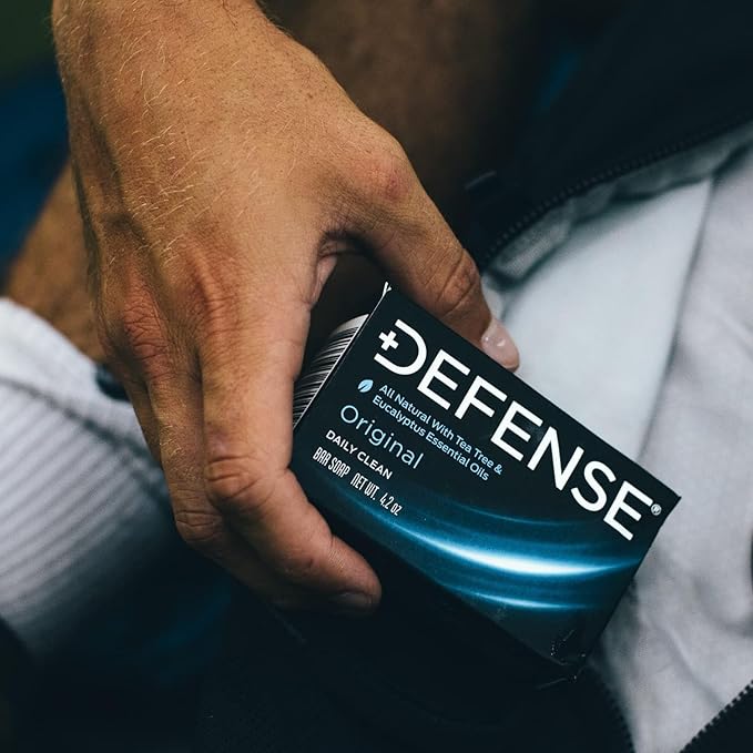 Defense Soap 4.2 Oz Bar - 100% Natural Tea Tree and Eucalyptus Oil