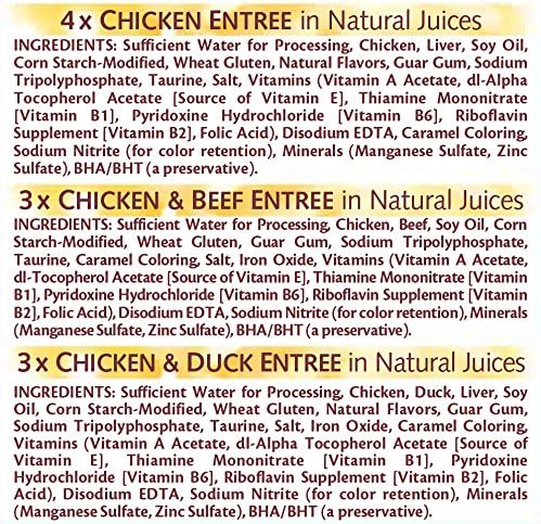 Whiskas Purrfectly Chicken Variety Pack Wet Cat Food 3 Ounces,40 Count (Pack of 2)