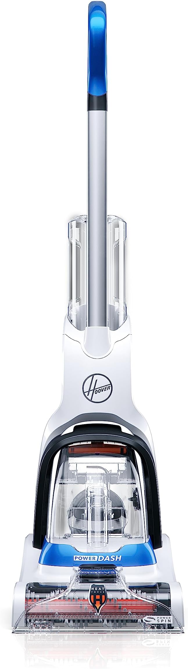 Hoover PowerDash Pet Compact Carpet Cleaner Machine, Lightweight Design | HeatForce Fast Drying, Antimicrobial Brush Roll, Pair with a Hoover Carpet Cleaner Solution