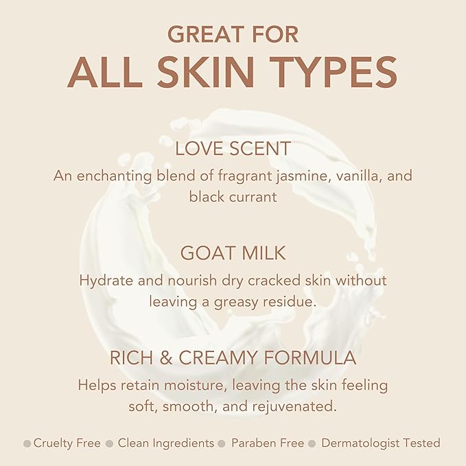 Dionis Goat Milk Hand & Body Cream Love 3.3oz (Pack of 1)