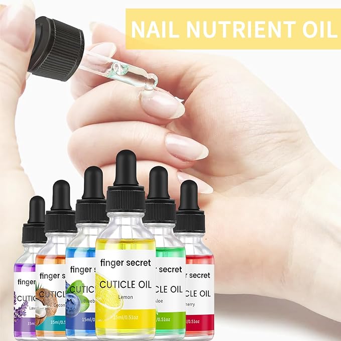 Cuticle Oil with Cherry Fragrance - 15ml Nail & Cuticle Care| Vitamin E Enriched for Dry, Cracked Cuticles | Moisturizing, Fast Absorbing, Non-Greasy