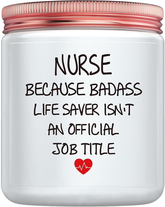 Nurse Gifts for Women - Cool Gifts for Nurses Female Christmas Appreciation Birthday Graduation Retirement RN LPN Nurses Week Gift Candle