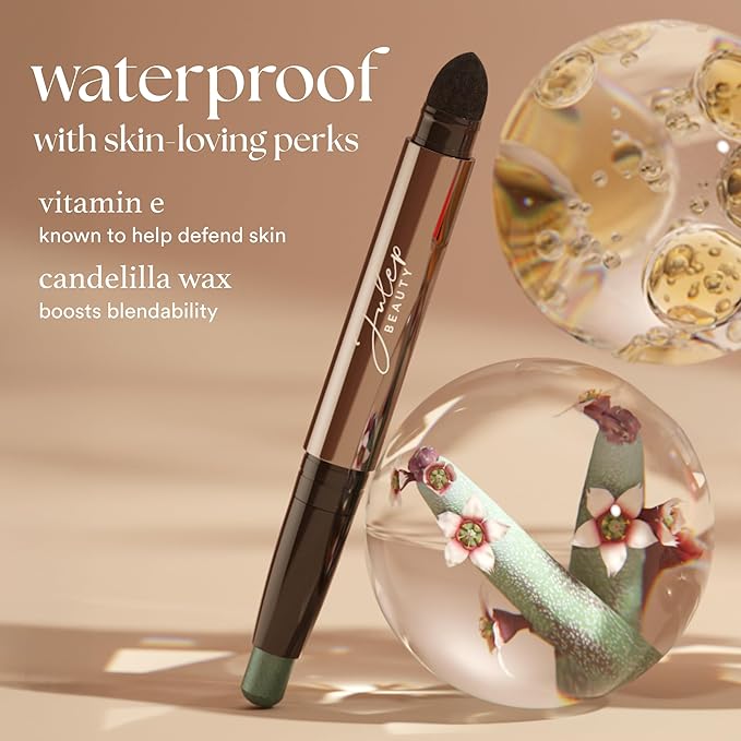 Julep Eyeshadow 101 Cream-to-Powder Waterproof Shadow Stick – Lavender Matte – Long-Lasting, Crease-Proof, Light Purple Matte Cream Eyeshadow with Built-in Smudger