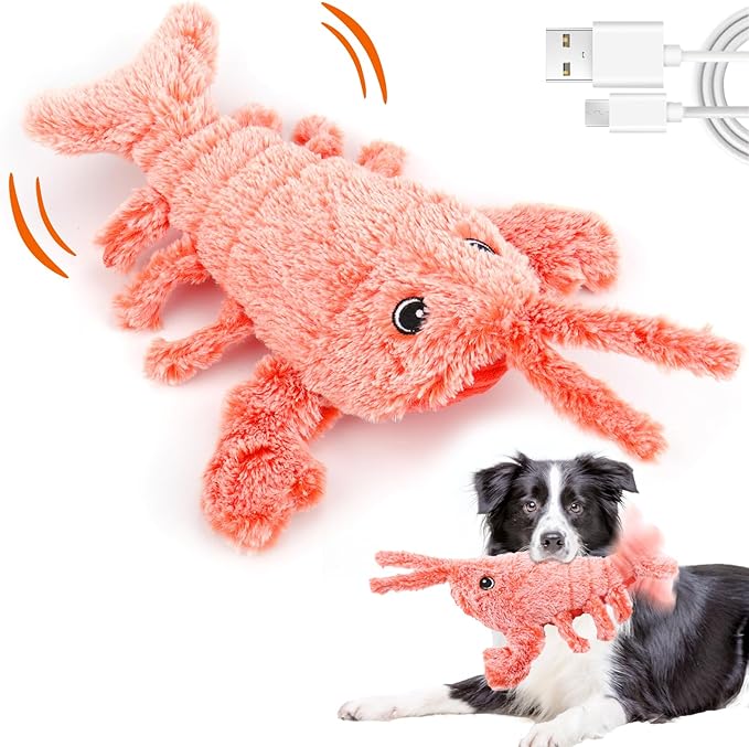 Mity rain Interactive Lobster Dog Toy
