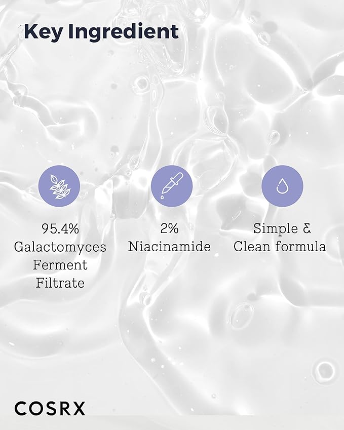 COSRX Galactomyces 95 Tone Balancing Toner, 100ml / 3.38 fl.oz, Moisturizing, Skin Soothing, Contains 95% Galactomyces Ferment Filtrate, For All Skin Types, Korean Skin Care