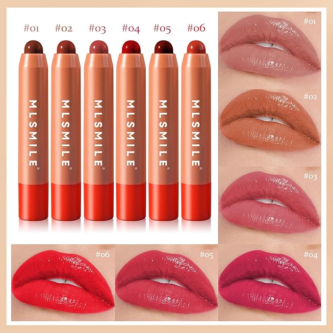 Lip Gloss, Lipstick 3 Step Makeup in 1 Swipe, Multi Use Lip Gloss, Cream Blush Eyeshadow base, Lip Stain Waterproof & Transfer Proof, Hydrating Wear & Vegan #Neon Red
