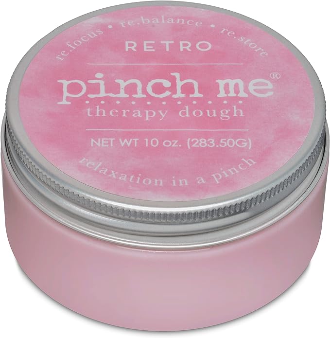 Pinch Me Therapy Dough - Holistic Aromatherapy Stress Relieving Putty - 10 Ounce (Retro)