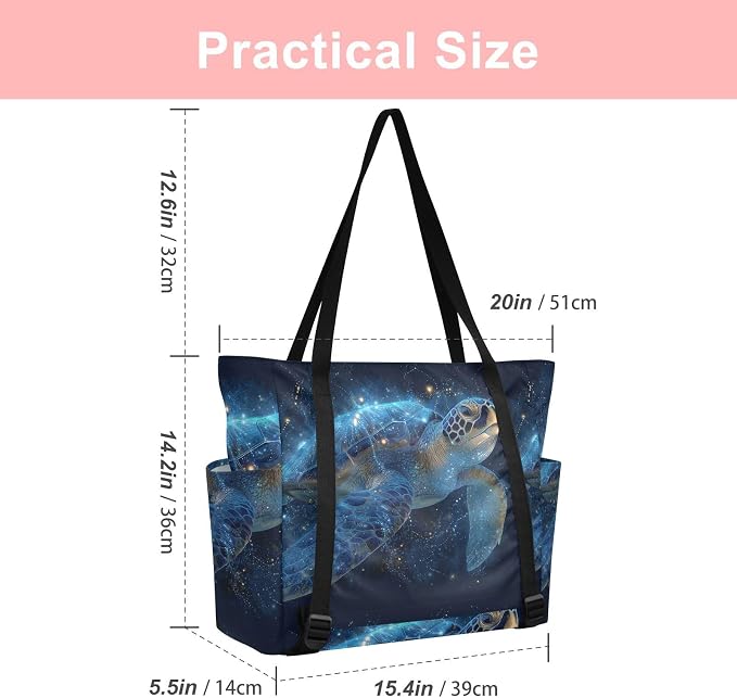 MCHIVER Yoga Bag for Women Men Large Yoga Mat Bag with Adjustable Strap Workout Bags Totes for Pilates Yoga Travel