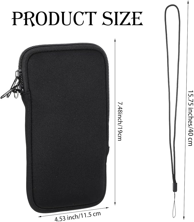 Portable Tampon Organizer Bag, Period Bags, Holder & Storage Case with Zipper for Travel, Discreet Waterproof Friendly Feminine Products Pouch for Women Purse (Black)