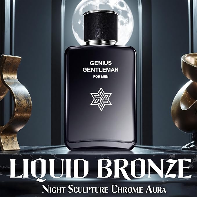 AFLUXE Genius Gentleman for Men - Eau de Parfum For Men - Elegant & Masculine Long-Lasting Cologne - 100m