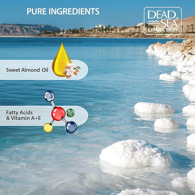 Dead Sea Collection Body Oil for Dry Skin - Retinol & Vitamin E, A Moisturizing Oil for Face, Anti-Aging - Skin Elasticity Support, Renews Skin Surface & Softens 4 Fl. Oz