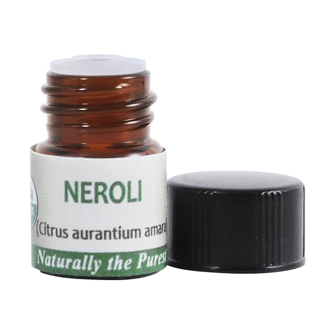 Organic Neroli Essential Oil - Citrus aurantium amara - 100% Pure Undiluted & Therapeutic Grade, Premium Quality Aromatherapy oils, Tested & Verified - 1ML : AMRITA Aromatherapy