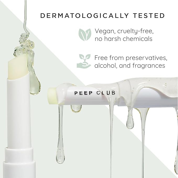 Peep Club Anti-Aging LidStick – Optometrist Formulated Overnight Eye Balm For Fine Lines, Hydrating, Soothing, Perfect for Sensitive Eyes, Oat Ceramides, Primrose & Manuka Oil, Vit C, Travel-Friendly