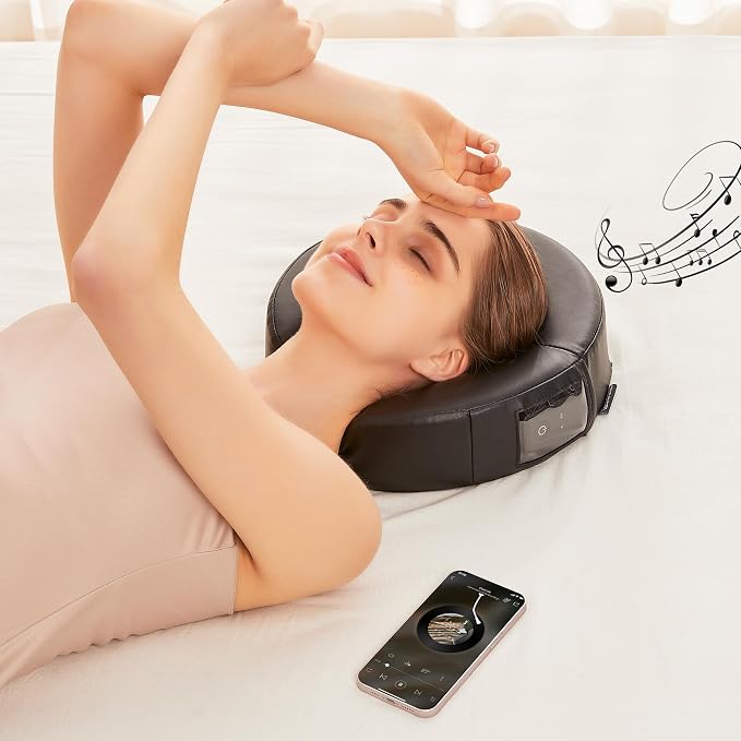 Master Massage 30" Balboa Massage Table Beauty Bed Package with Extra Music Master Universal/Cresenct Sound Face Cradle Cushion - Black