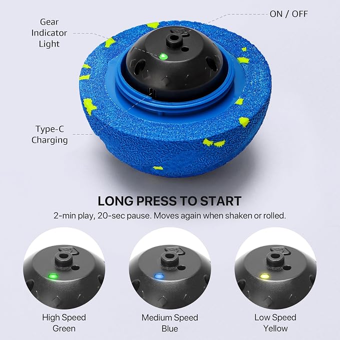 Interactive Dog Toys Automatic Bouncing Dog Ball for Small & Large Dogs