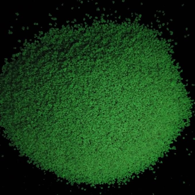 TWINKLING Glow in The Dark Crushed Glass, Broken Glass Glitter, Glow in The Dark Stones Gems Chips for DIY Resin Art Epoxy Crafts, Nail Art, Jewelry Making, Geode Painting, 0.85mm(100g) (Purple)