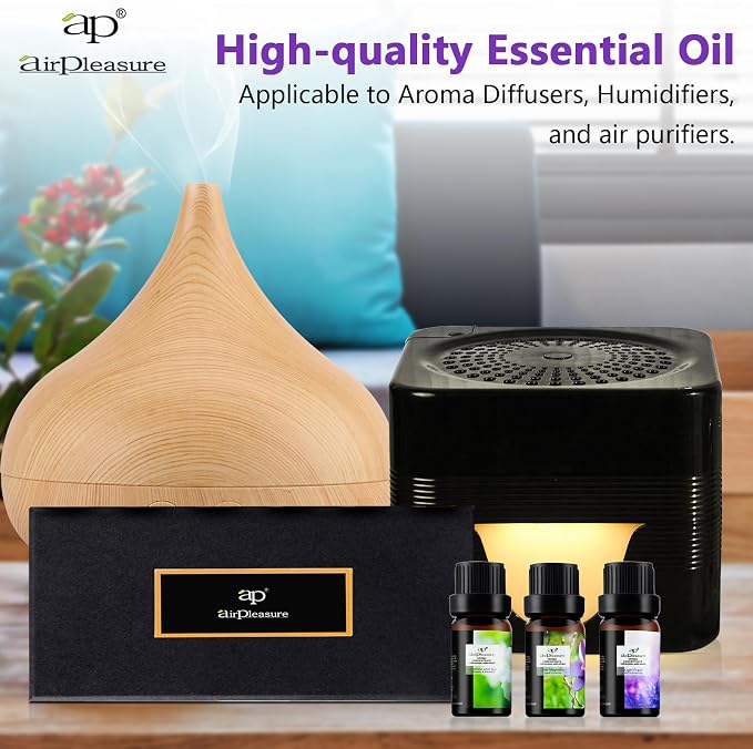 Flower Essential Oils Set, 6x10ml Aromatherapy Oil Gift Kit for Diffuser, Fragrance, Humidifier, Air Purifier- Gardenia, Magnolia, Shangri-La, Jasmine, White Tea, Lavender
