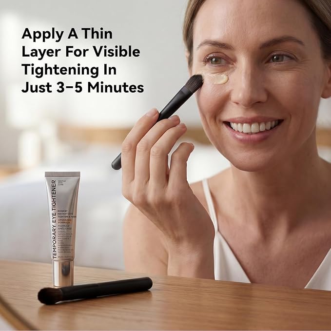RONKIE Instant Firm Eye Tightener: Upgraded Formula for Women Helps Reduce Eye Bags Puffiness and Wrinkles in 3-5 Minutes When Time Matters 0.67 oz