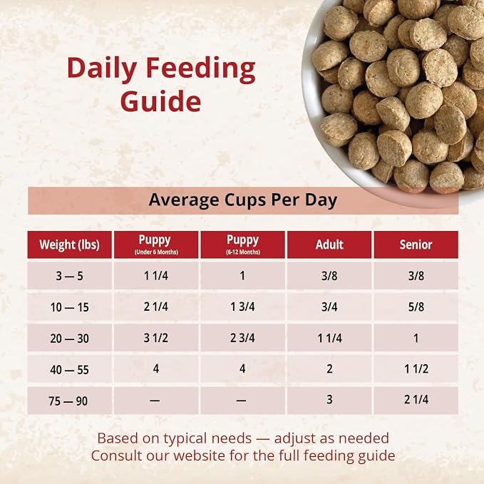 CARNA4 Gentle Quick-Baked Air-Dried Dog Food, Chicken Recipe, 3lb | Fresh Chicken, Liver, Whole Eggs & Organic Sprouted Seeds, Never Extruded, No Synthetic Vitamins or Minerals