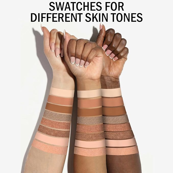 PROFESSIONAL MAKEUP Long Lasting Waterproof Eyeshadow Palette 11 Ultra-pigmented Shimmer & Matte Shades and Naked & Brown Warm Neutral makeup palette with Mirror - Blendable Multi-Purpose