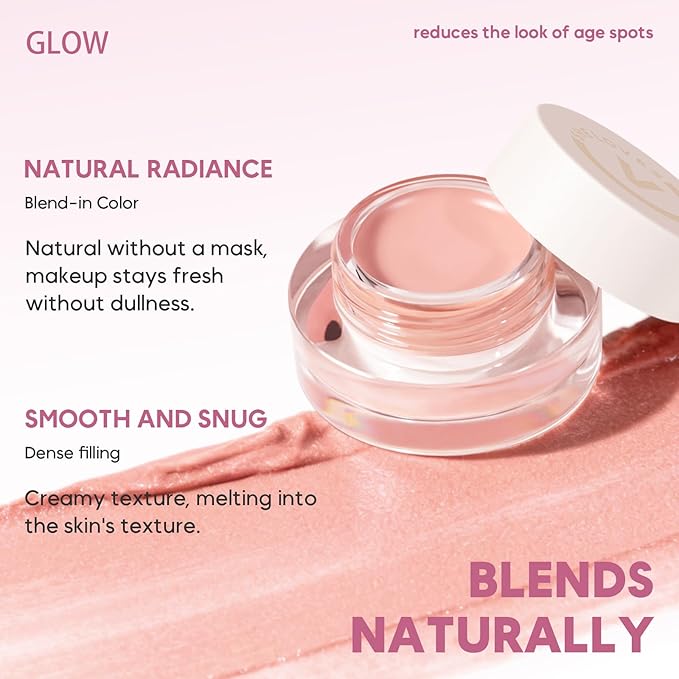 2Pcs Full Coverage Makeup Set: Under Eye Color Corrector & Long-Lasting Brightener for Dark Circles, Creamy Concealer to Even Skin Tone & Minimize Pores, Light Rose & Warm Nude