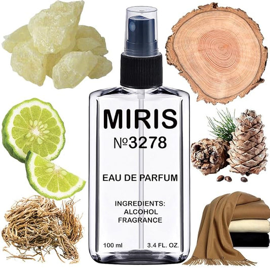 MIRIS No. 3278, Inspired by Di Homme 2020, Long-Lasting Eau de Parfum for Men, Spray 3.4 Fl Oz / 100 ml
