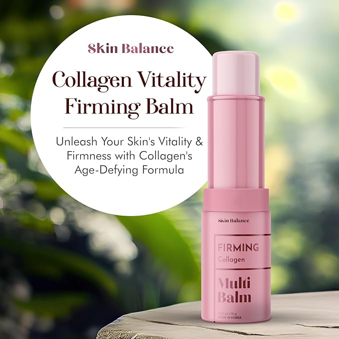 Collagen Multi-Balm - Dermatologist Tested, Anti-Aging, Korean Skin Care - Hydrates & Firms, Reduces Puffiness & Dark Circles, Clean Beauty, Vegan, 95% Natural, Cruelty-Free
