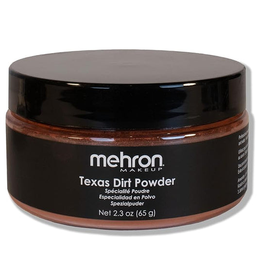 Mehron Makeup Special Effects Powder (2.3 Ounce) (Texas Dirt)