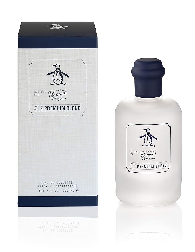 Original Penguin Premium Blend Eau De Toilette for Men - Mens Cologne, Long Lasting Perfume, EDT, Fragrance with Notes of Bergamot, Lime & Musk - 3.4 fl oz (100 mL)
