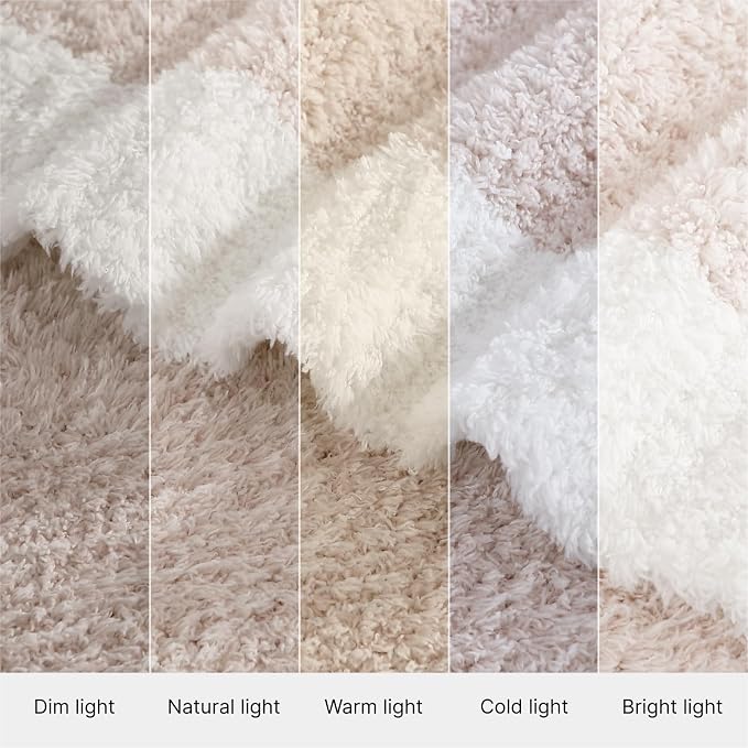 Soft Throw Blanket for Couch-Cozy Reversible Knitted BlanketsW | Lightweight Warm Fluffy Decor for Women, Mom, Her & Girls, Sofa, Chair, Bed, 50x70in, Cationic Dyeing Taupe