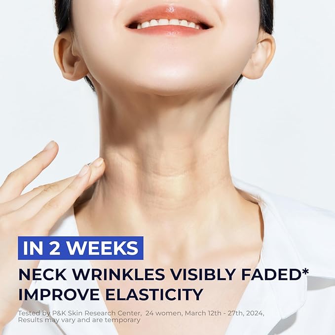 DOMINAS AtClinic Retinol Neck Shot Serum - Neck Pigmentation & Wrinkle Treatment with Retinol, 5 Peptides & Vitamin C, Sagging Skin, Firming & Lifting, Korean Skincare, 1.01 fl oz