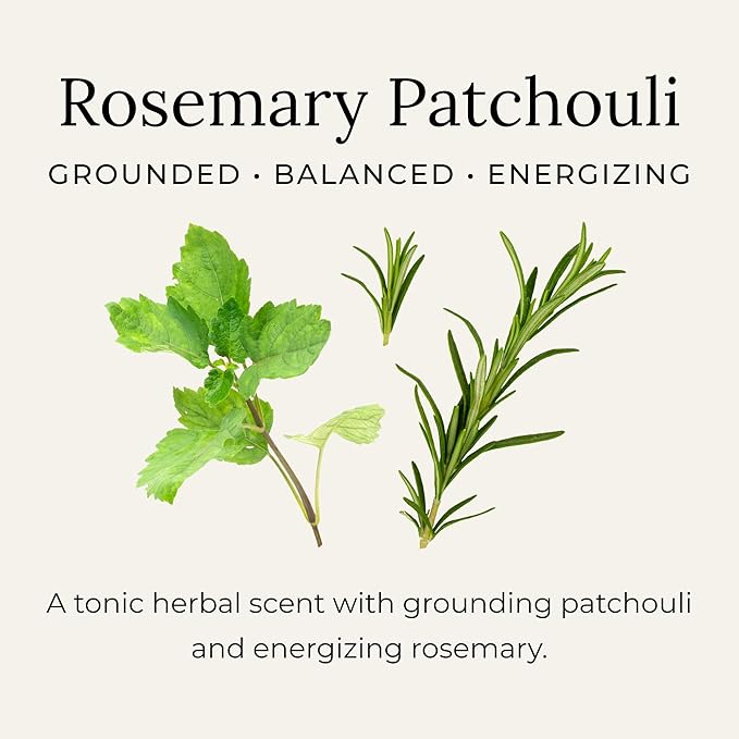Little Seed Farm All Natural Deodorant Cream - Rosemary Patchouli - Aluminum Free Deodorant for Women or Men, Net Wt. 2.4oz | 68g